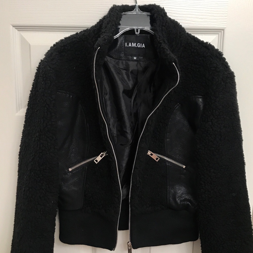 I.AM.GIA BRAND NEW Trixie Jacket in Black S/M